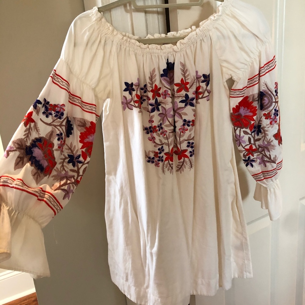Free People Embroidered Dress